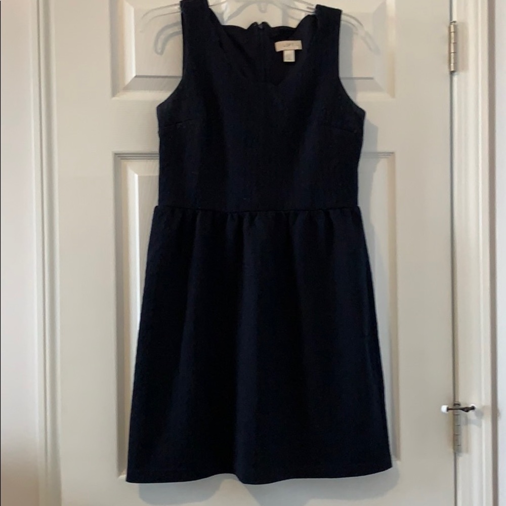 Navy blue Loft dress